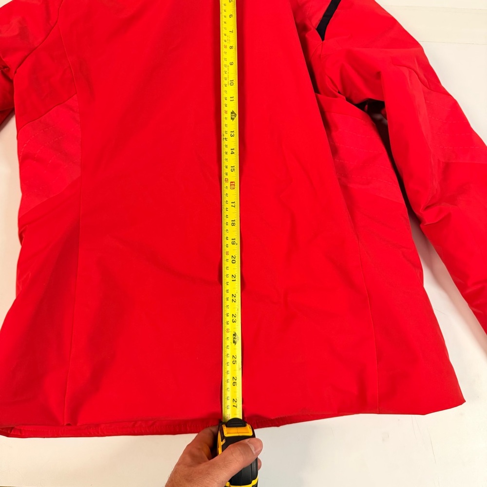 Descente Red Hooded Ski Jacket - Picture 10 of 10